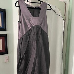 Banana Republic Elegant Two-Tone Sleeveless Dress